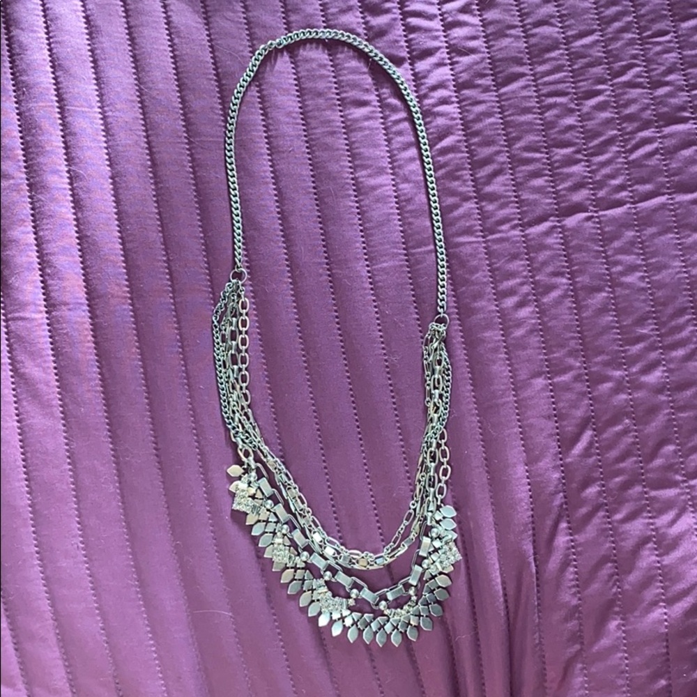 Statement long necklace